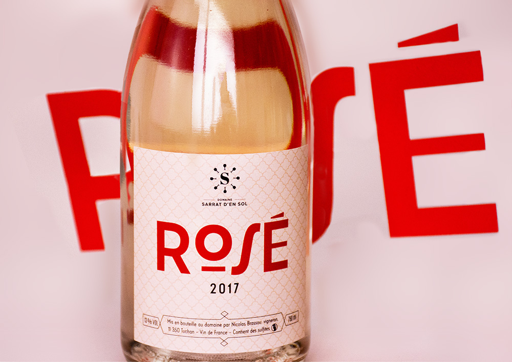 branding art deco label etiquette vin wine