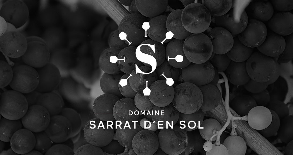 logo french wine caracassonne sarrat